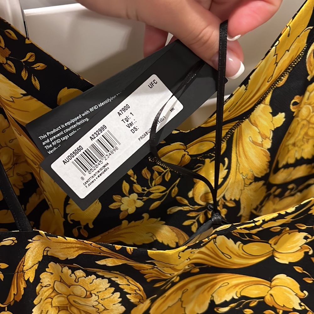 Versace Barocco Printed Silk Camisole - Picture 6 of 7